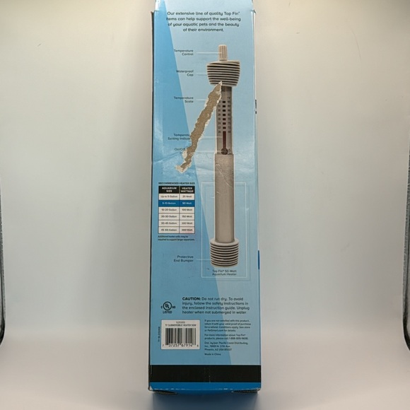 NIB TOPFIN™️ H50 50 WATT AQUARIUM HEATER - Picture 4 of 7
